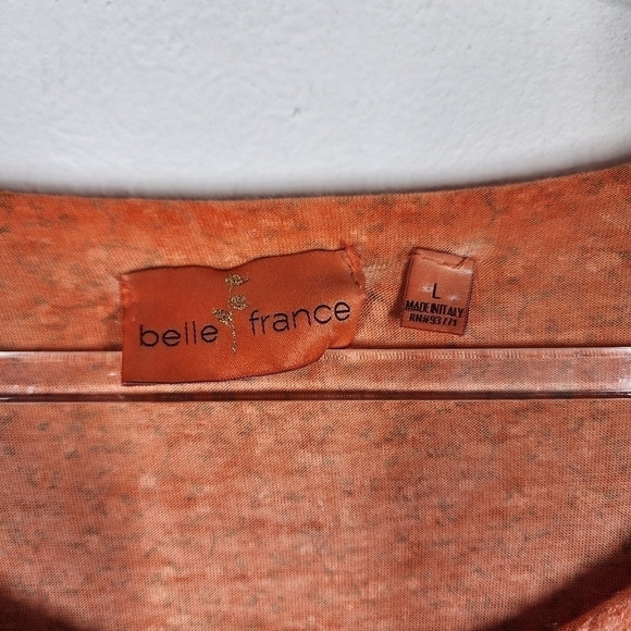 BELLE FRANCE WOOL BLEND LAYERED LOOK SWEATER - Picture 8 of 8